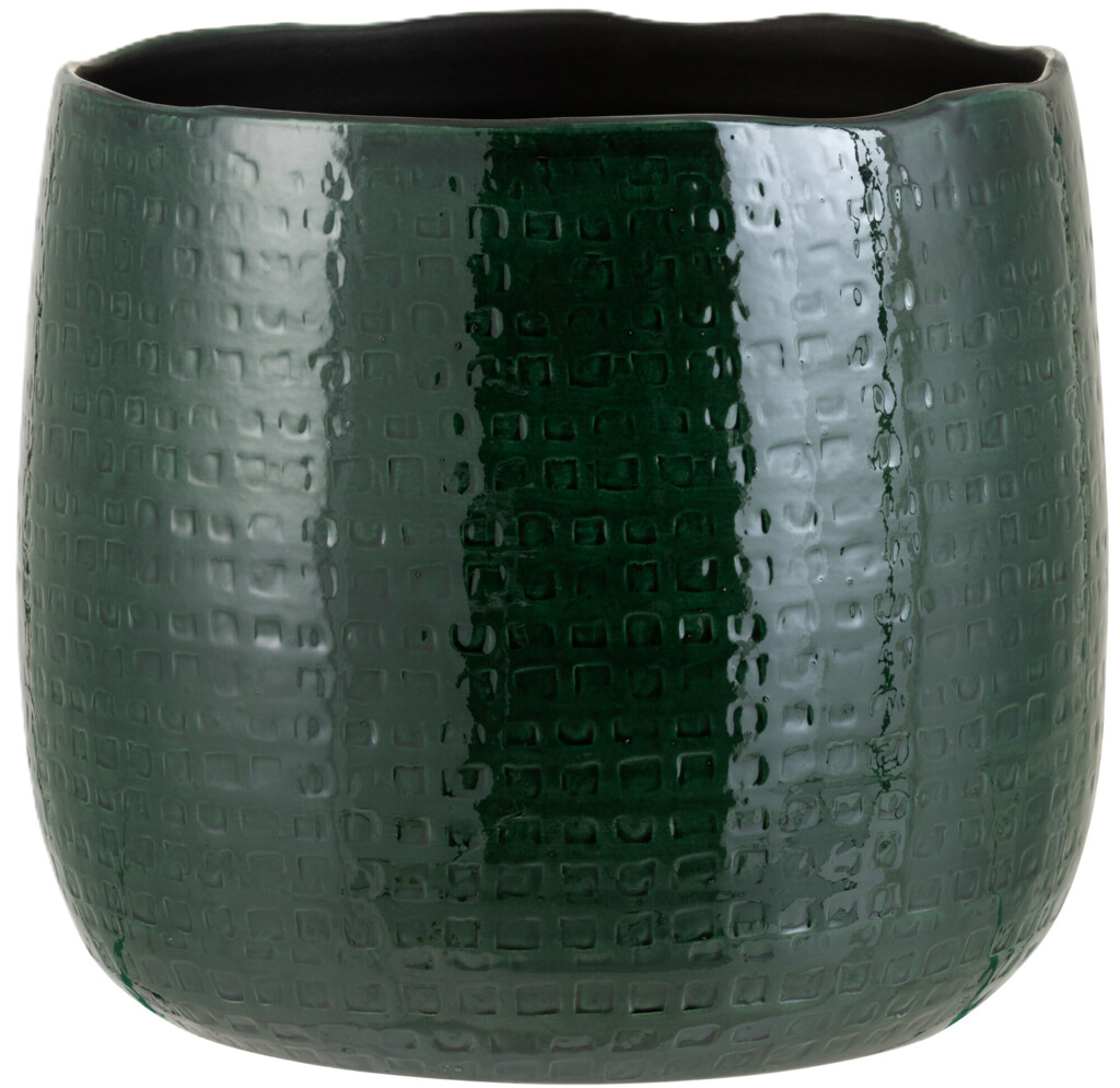 Bloempot patroon keramiek groen extra large