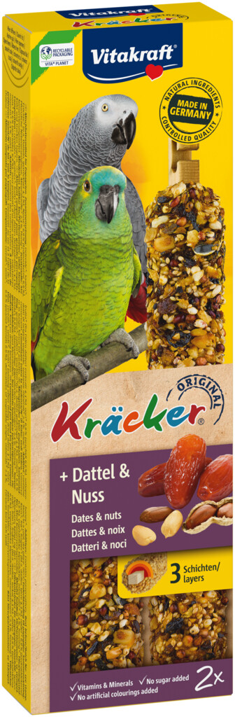 Kräcker perroquets datte/noix Kräcker perroquets datte/noix