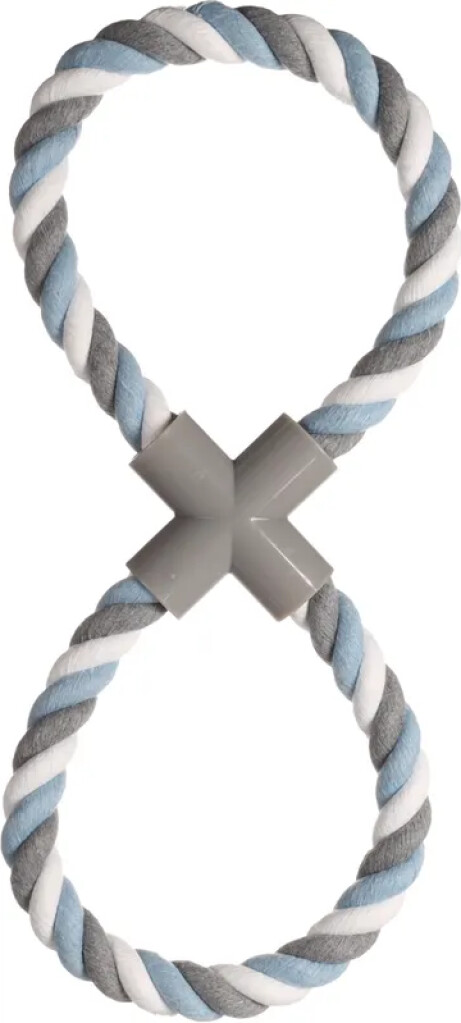 HS Jim Trektouw 8-vorm Blauw/Wit/Grijs HS Jim Trektouw 8-vorm Blauw/Wit/Grijs