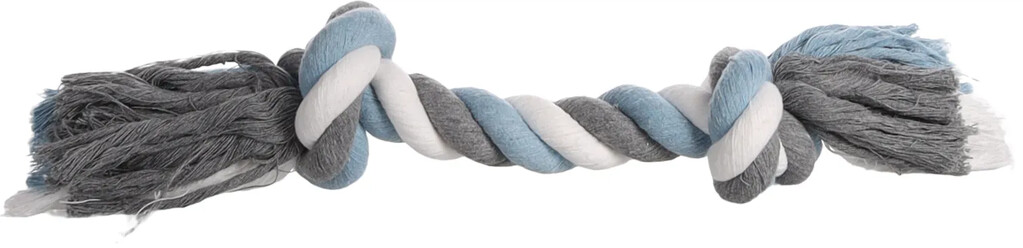HS Jim Corde 2 Nœuds Bleu/Blanc/Gris XL 40 cm