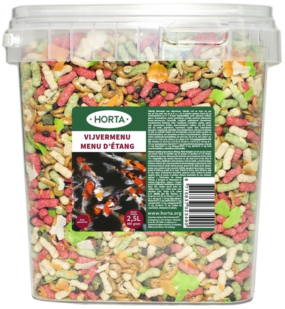 Menu étang 2,5 litres/460g