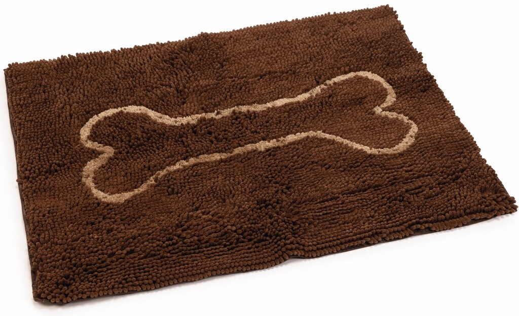 Dirty Dog tapis séchage brun 90x66cm Dirty Dog tapis séchage brun 78x51cm