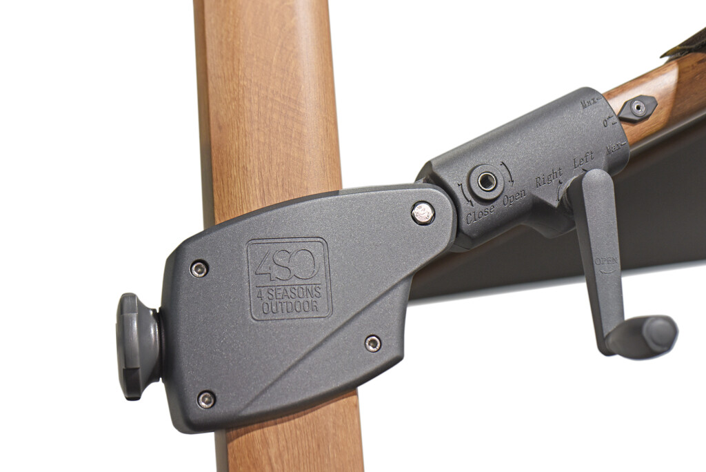 Siesta Premium 3x3 meter - hout look -charcoal