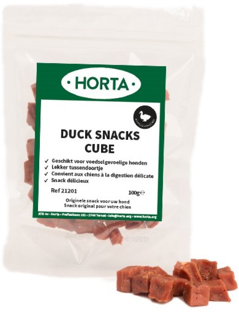 Duck snacks cube 100g Duck snacks cube 100g