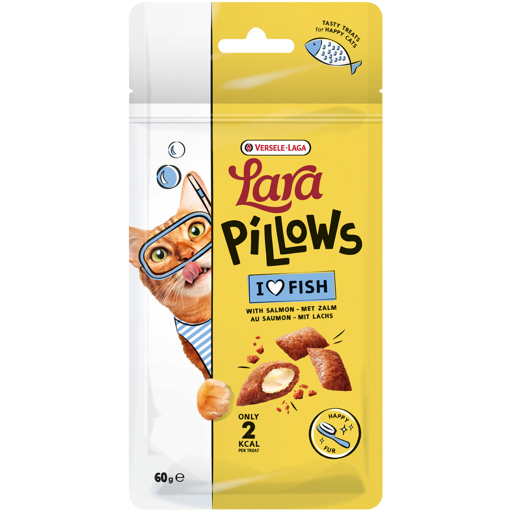 Pillows with Salmon Happy Fur Treats 60g