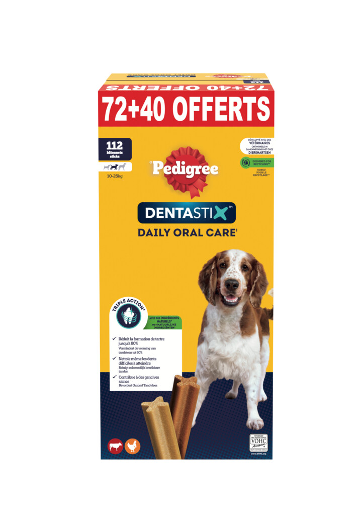 Dentastix medium 72 + 40 promopack Dentastix medium 72 + 40 promopack