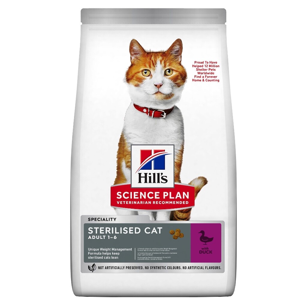 SP Sterilised Cat Young Adult with Duck Dry 1,5kg