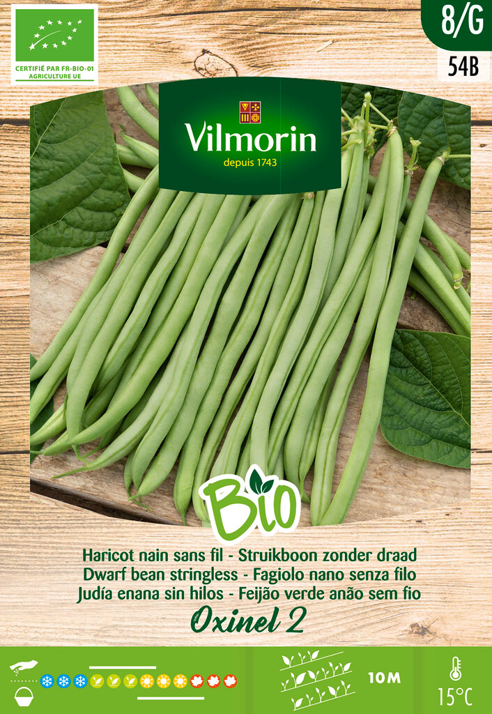 Zaden Struikboon Oxinel 2 bio Zaden Struikboon Oxinel 2 bio