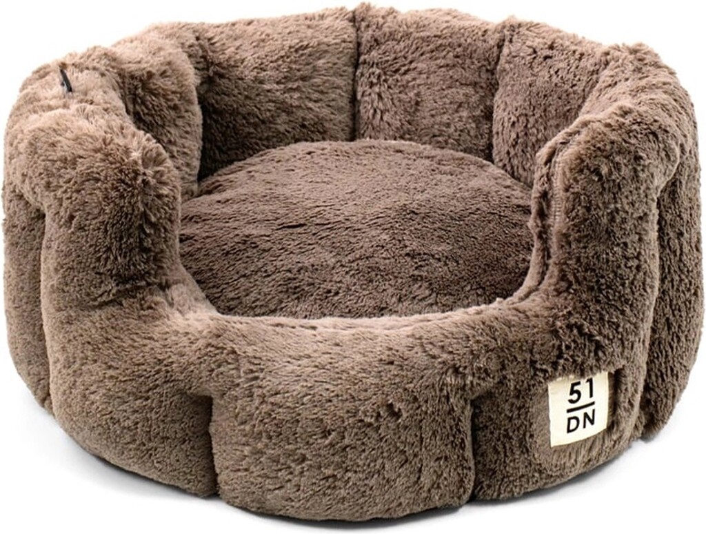 Supersoft Round Softbed Dark Brown M