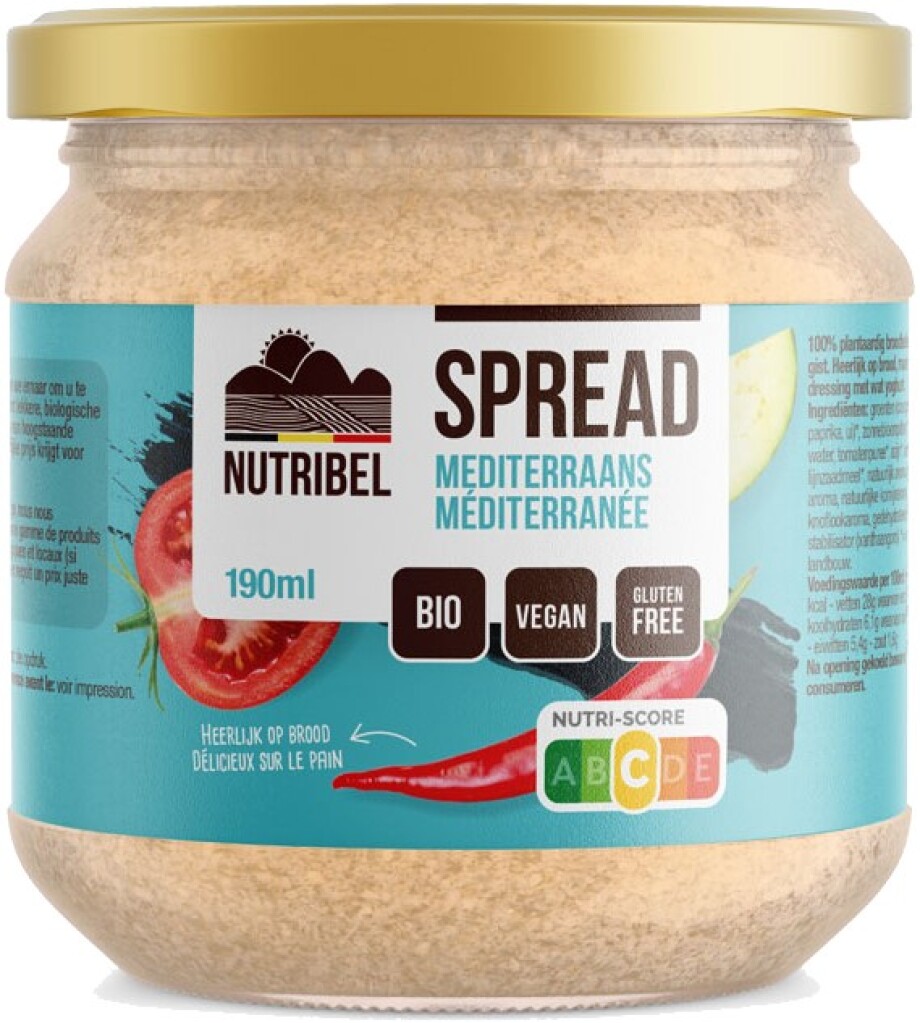 Mediterraans spread bio 180g