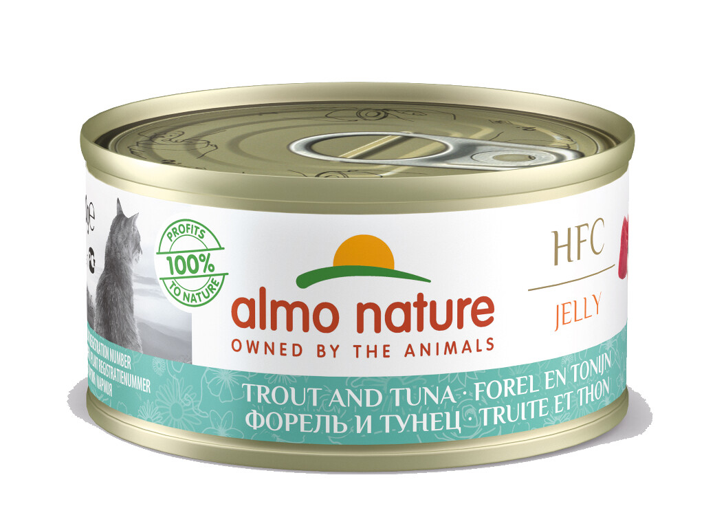 HFC Jelly truite et thon 70g