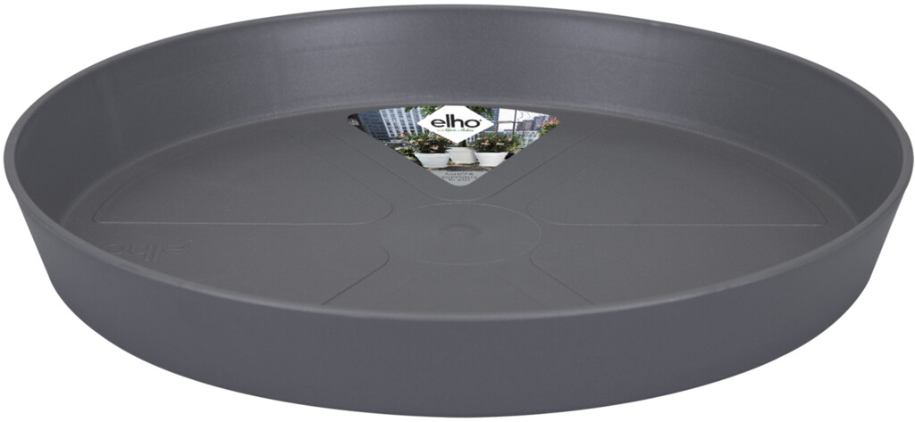 Soucoupe Loft Urban rond 28cm anthracite