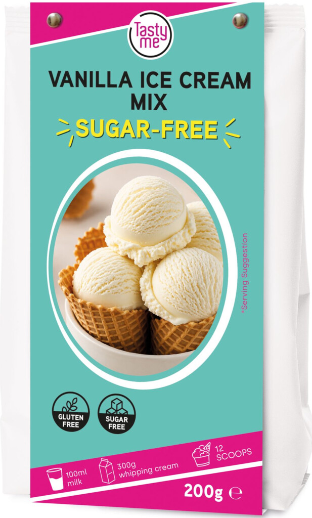 Vanilla Ice Cream mix 200g - sans sucre
