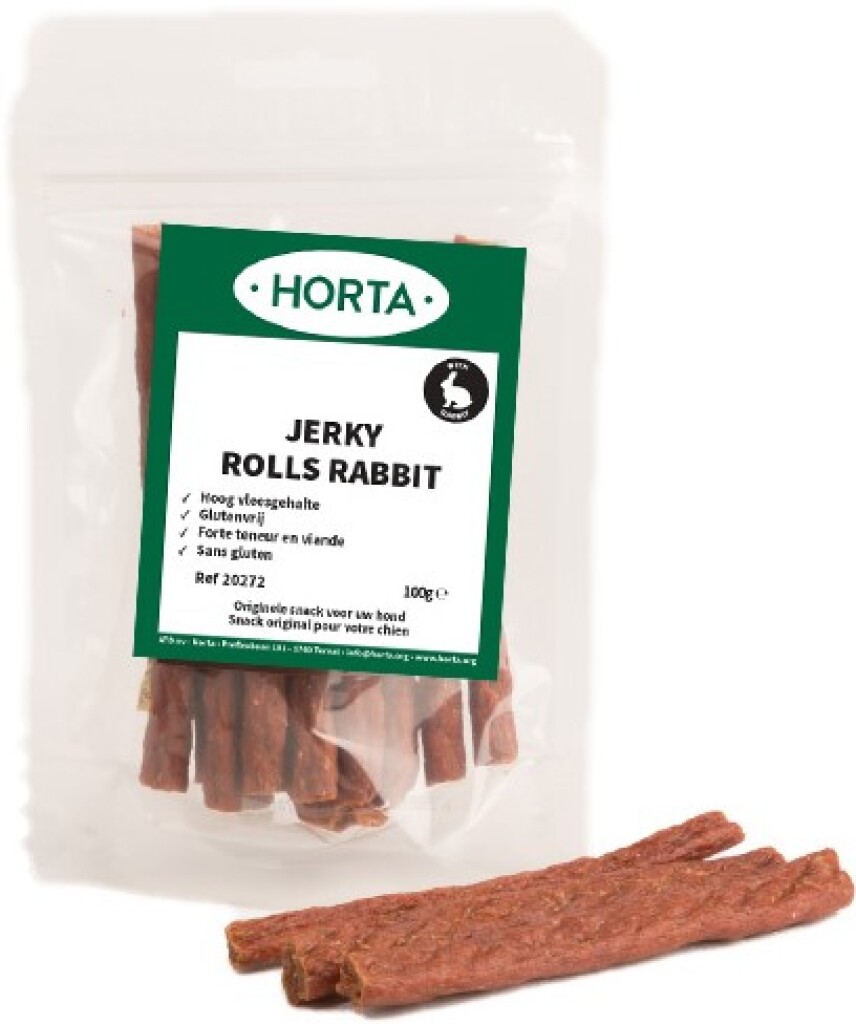 Jerky rolls rabbit 100g Jerky rolls rabbit 100g