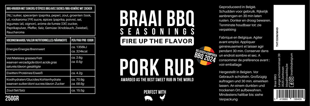 Pork Rub 250 g