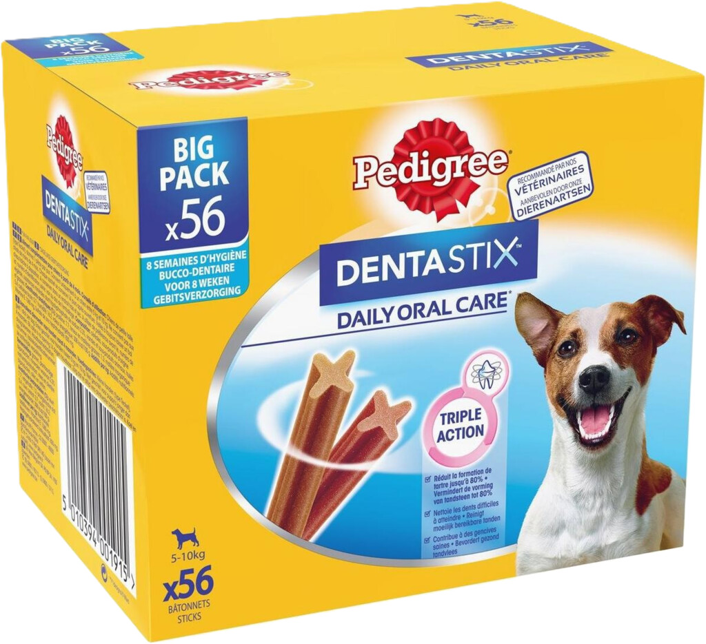 Dentastix Daily Oral Care friandises 5-10 kg big pack 56 sticks 