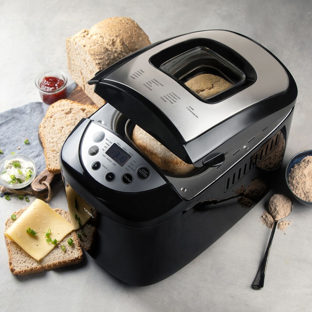 Broodbakmachine 1000-1250-1500gr - 17 programma's - incl. glutenvrij programma
