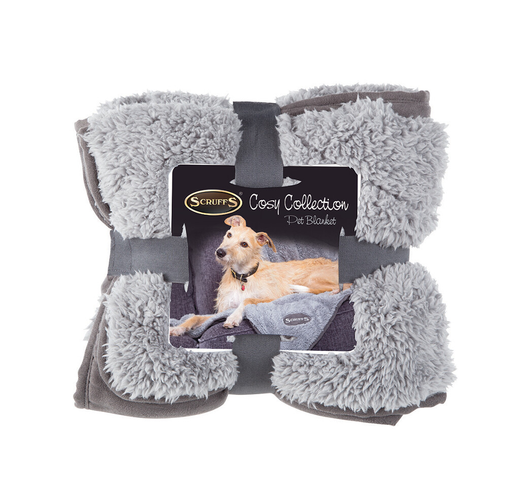 Couverture Cosy Chien Gris
