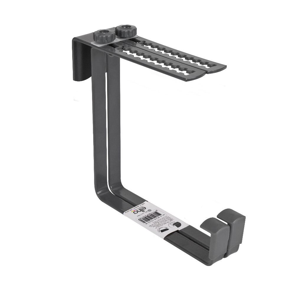 Verstelbare balkonhaak Barcelona metaal antraciet