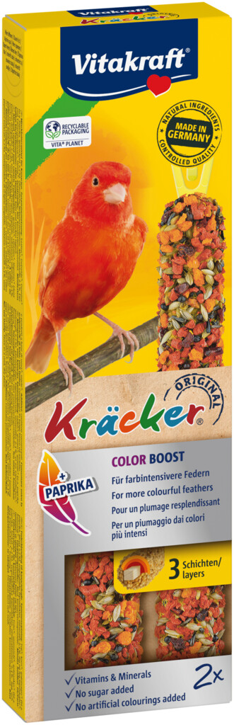 Kräcker® Original kanarie Color Boost 2 stuks