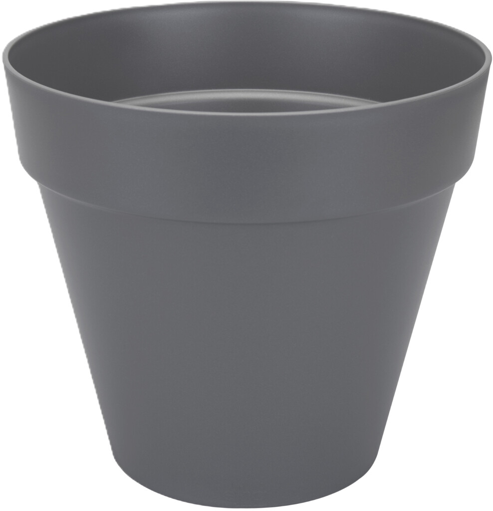 Pot de fleurs Loft Urban Rond roues 40cm anthracite