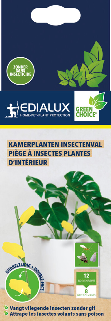 Kamerplanten insectenval 12 stuks