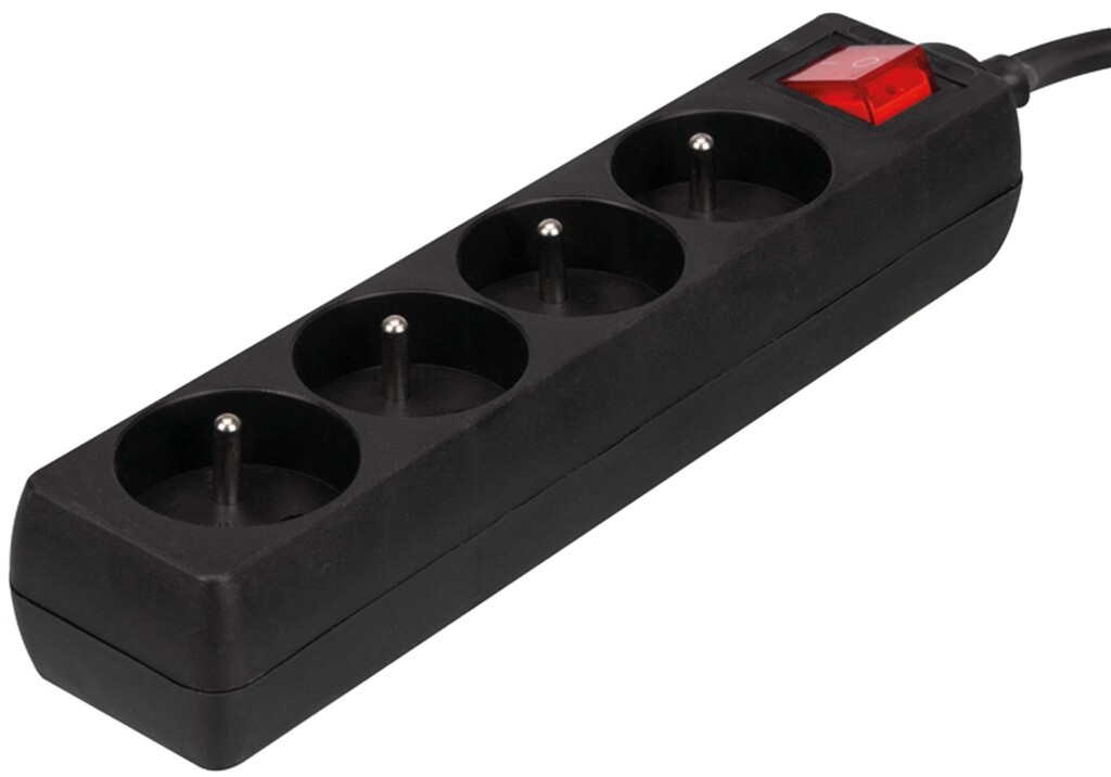 Bloc multiprise avec interrupteur - 4 prises