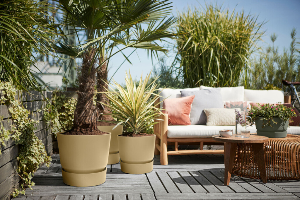 Greenville Rond 40cm goudkleurig zand