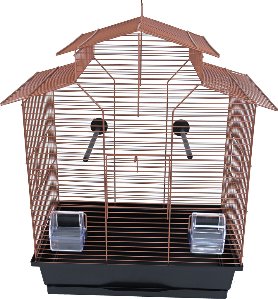 Bird cage Iza 2 cuivre/noir