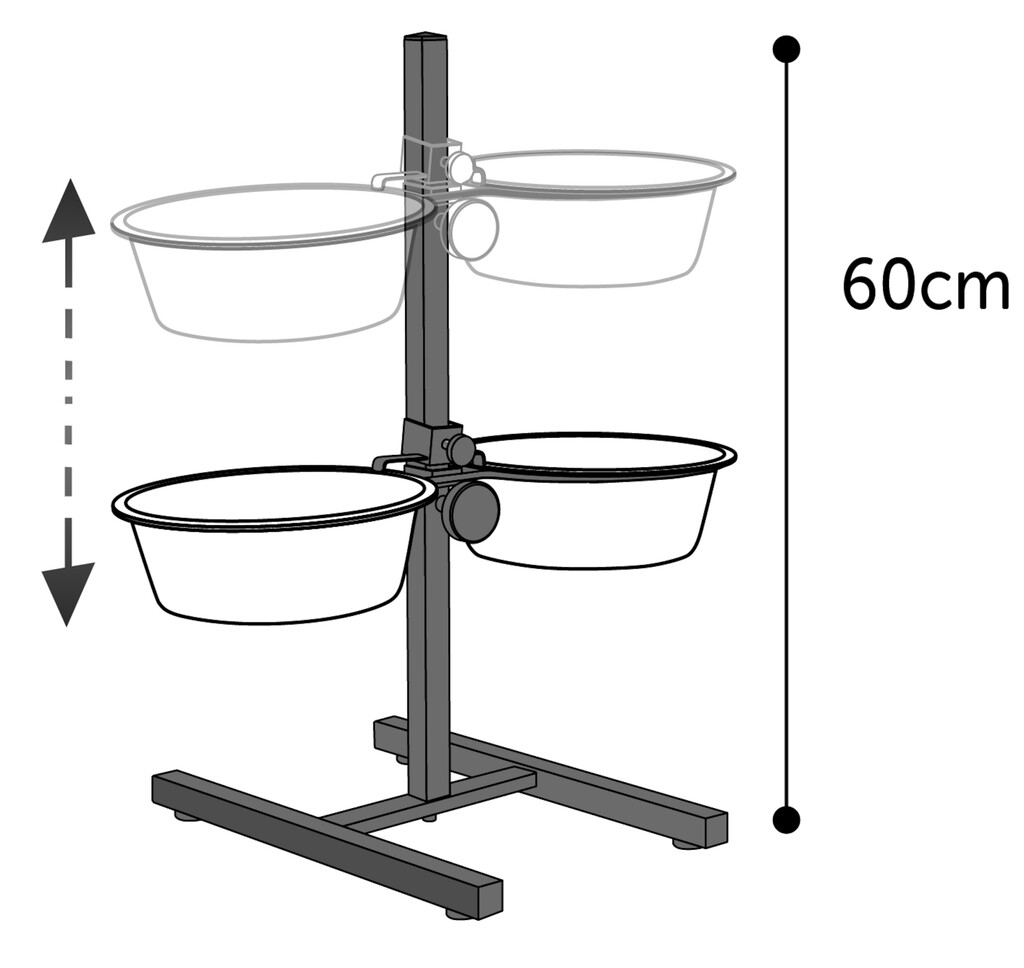Gamelle pour la nourriture et l'eau Otis M - 2,5L
