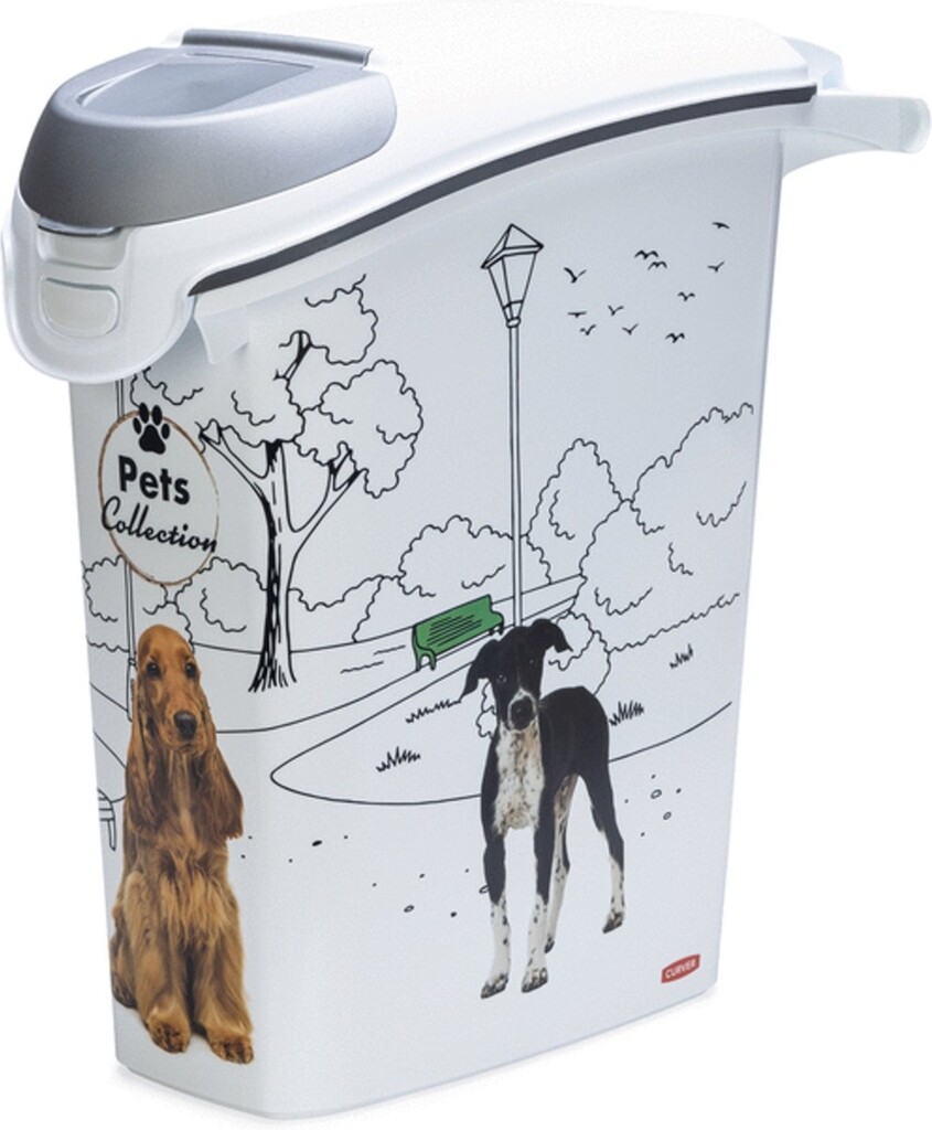 Récipient à nourriture - Blanc - Pets Collection - Chien - 23L