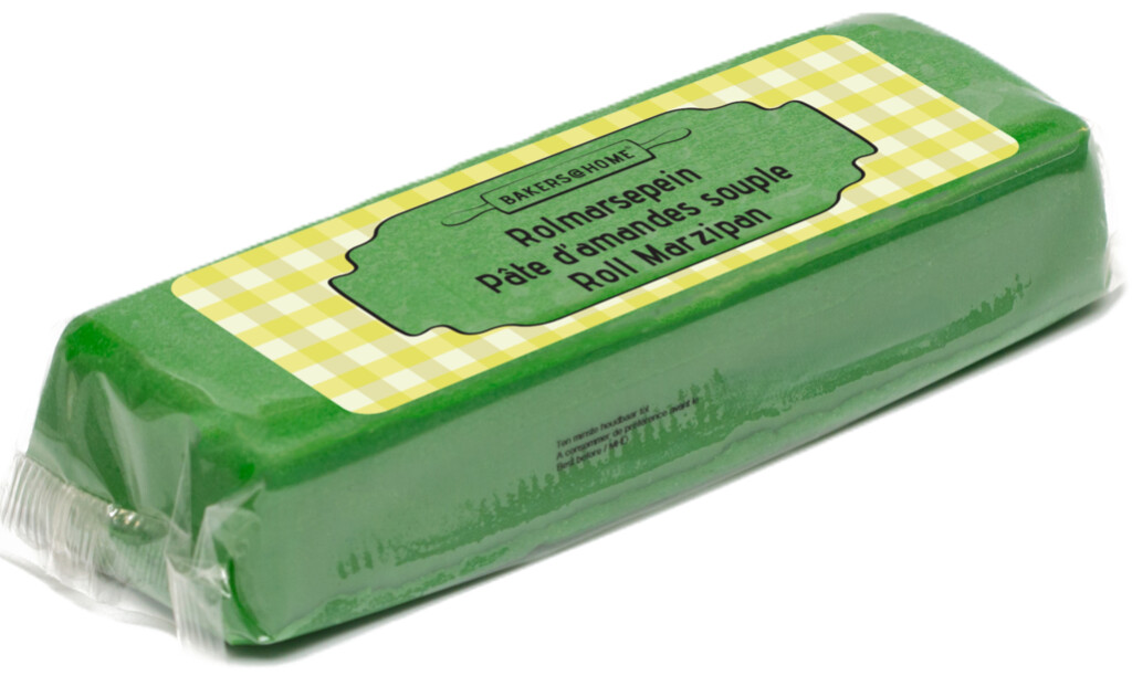 Pâte d'amandes souple -vert - 150g Pâte d'amandes souple -vert - 150g
