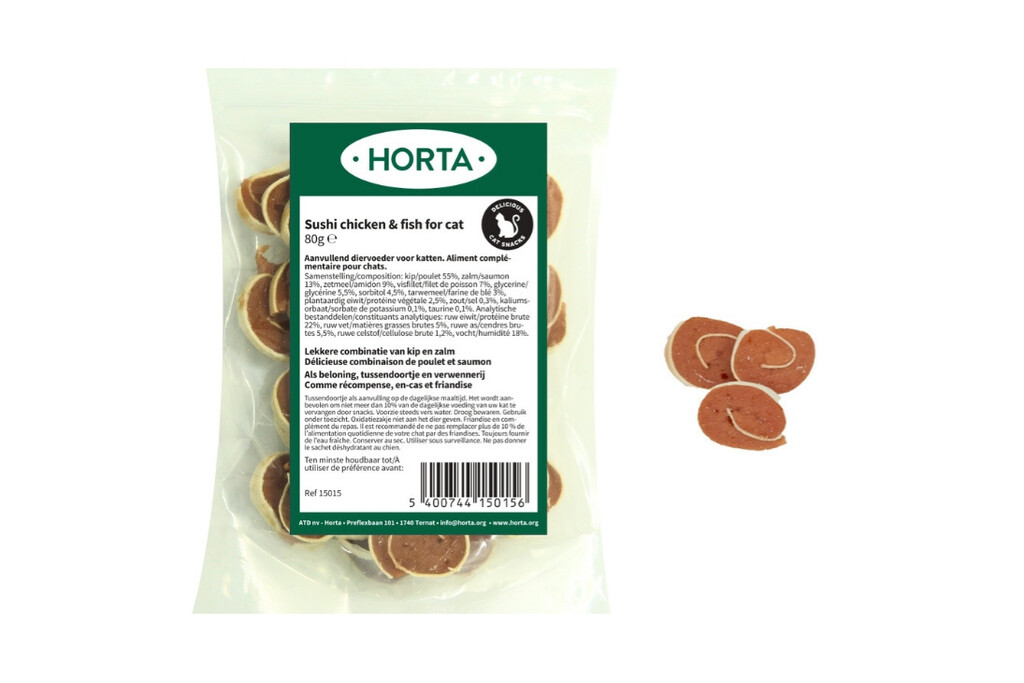 Sushi chicken & fish for cat 80g