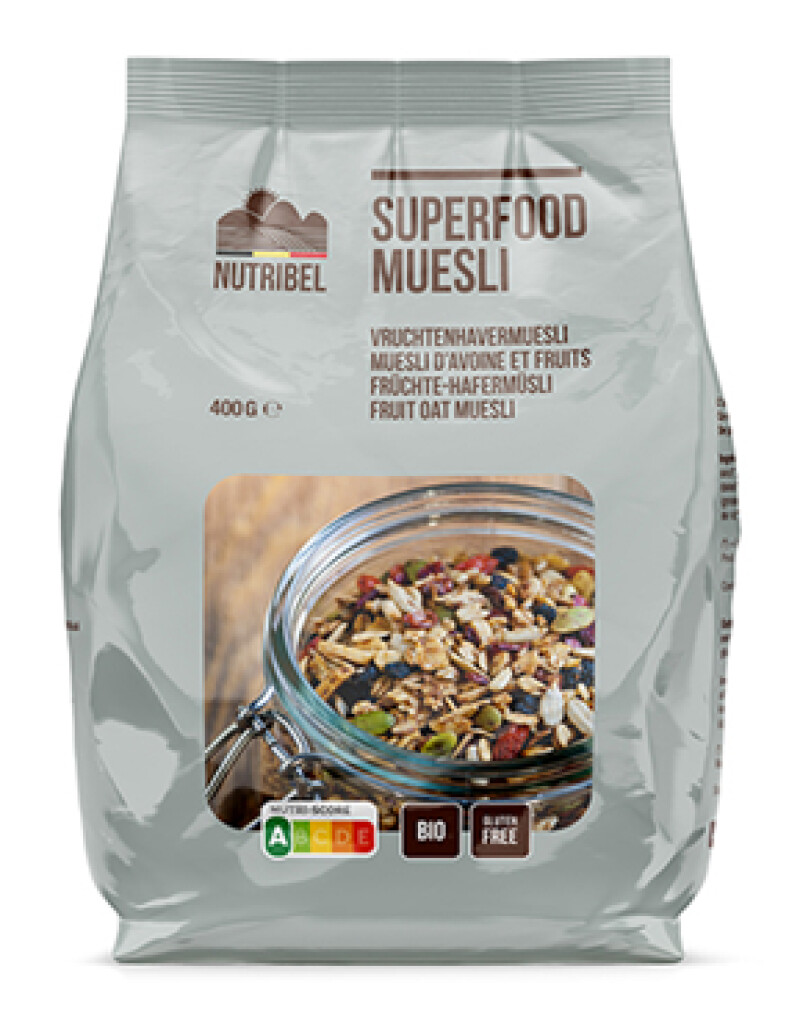 Havermuesli superfoods bio & glutenvrij 400g