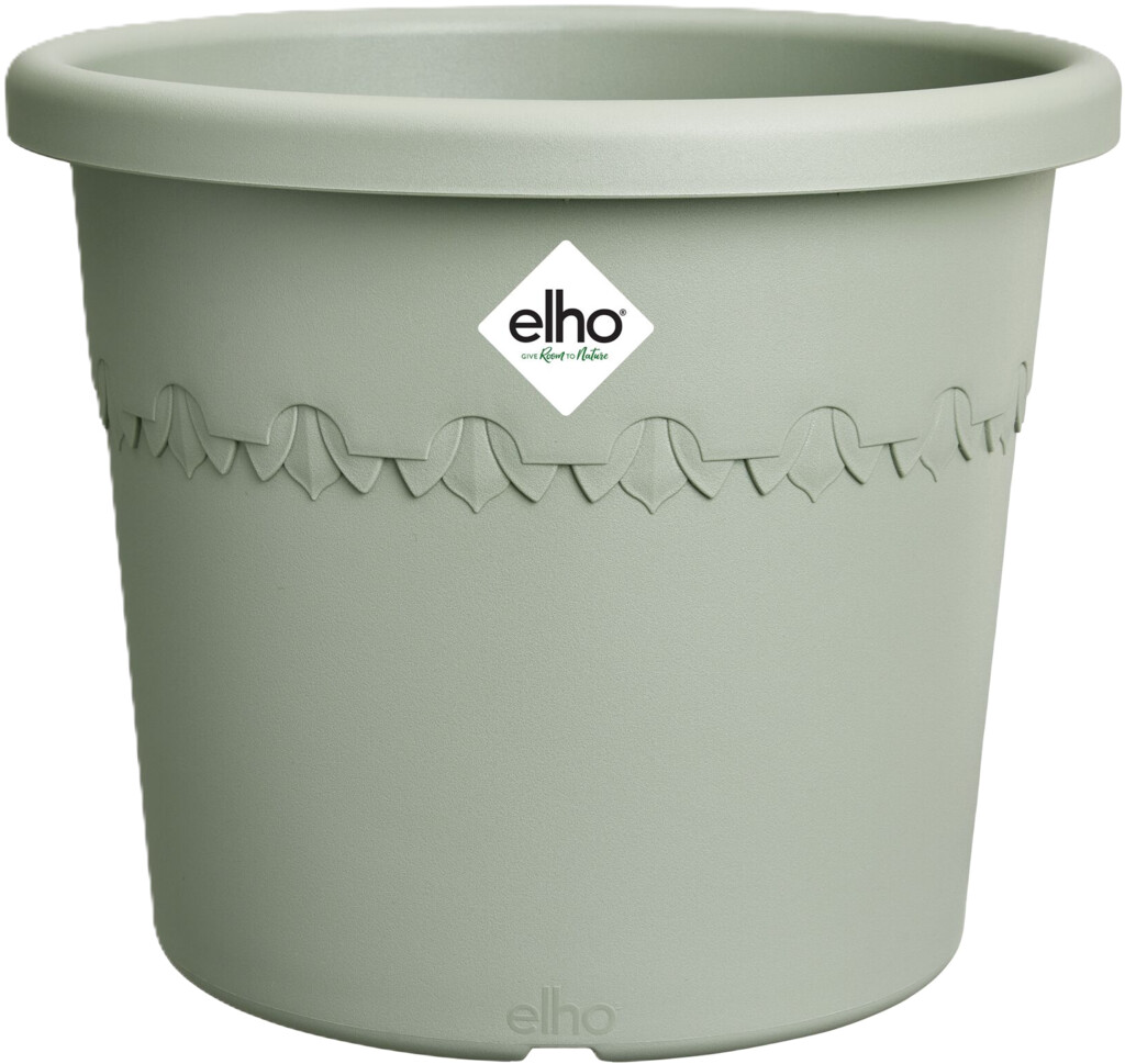 Pot de fleurs Algarve Cilindro 25cm vert thym