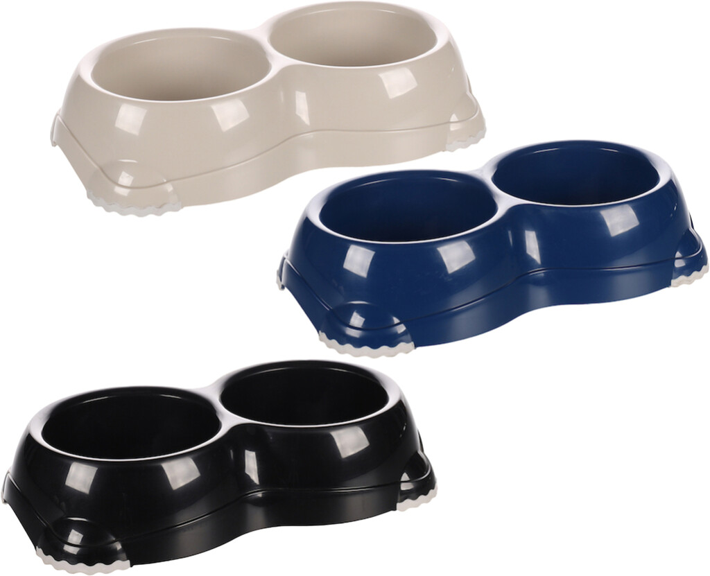 Gamelle pour la nourriture et l'eau Duplex Leno Classic 2x330ml Gamelle pour la nourriture et l'eau Duplex Leno Classic 2x330ml