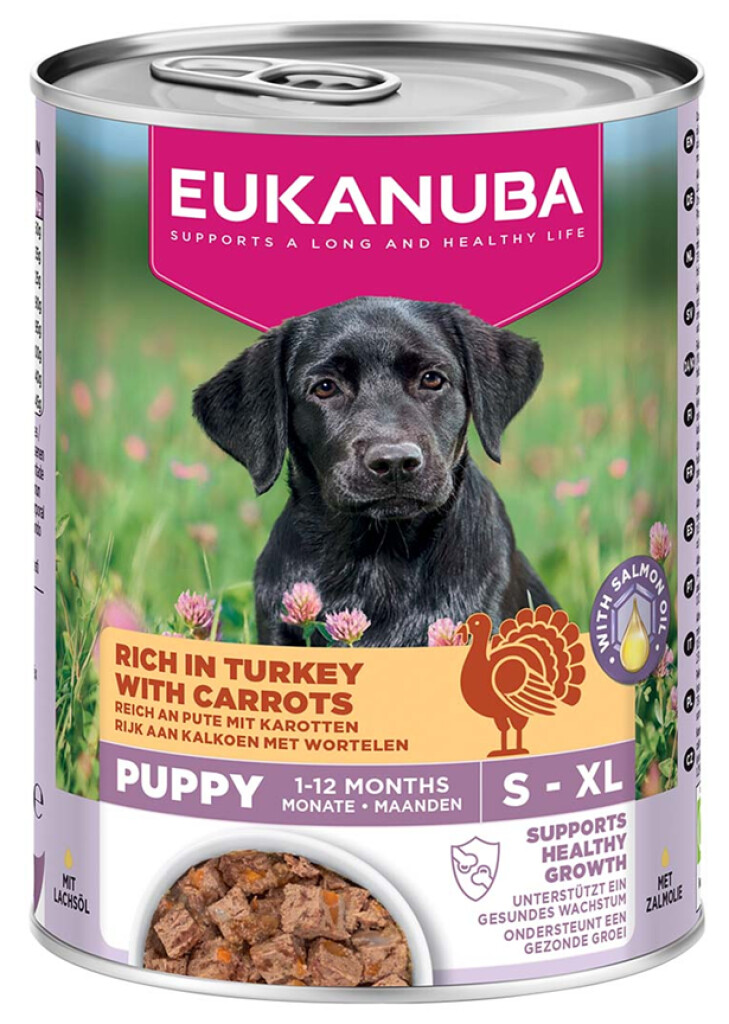 Dog wet food puppy turkey 400g