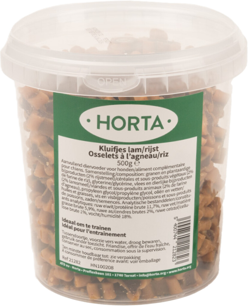 Kluifjes lam/rijst 500 gr