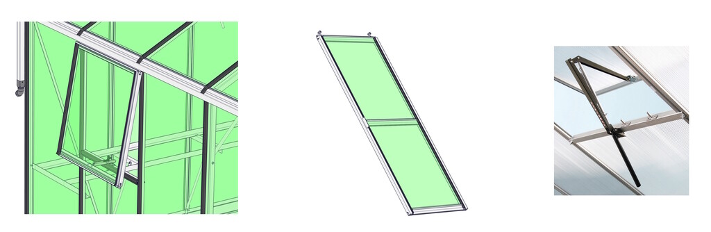 Opti-venti pakket - RAL 6009 groen Opti-venti pakket - RAL 6009 groen