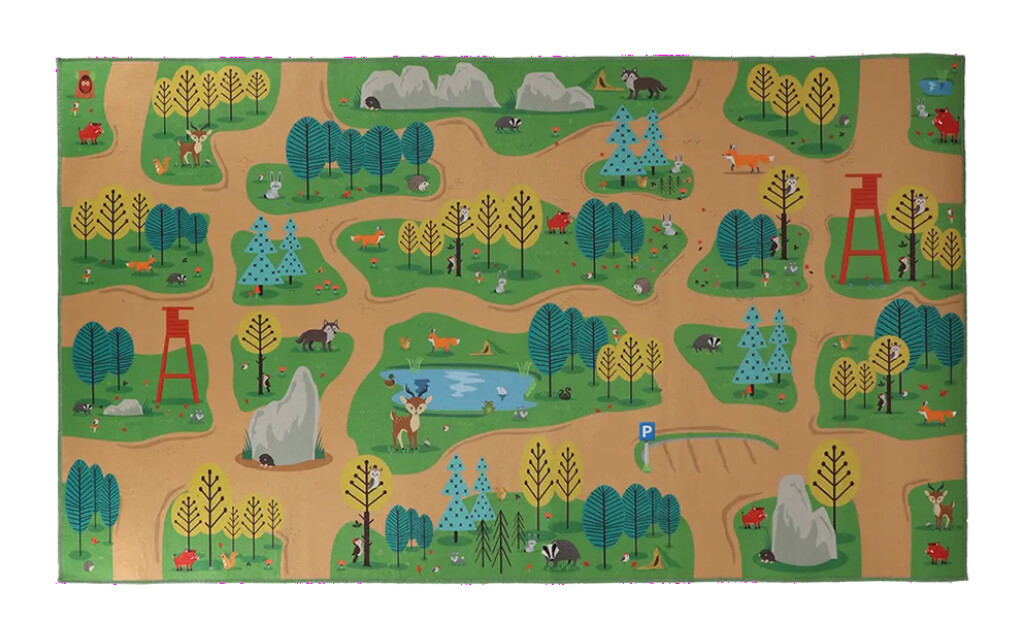 Outdoor speelkleed bos