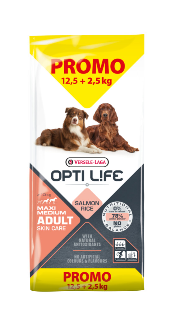 Adult Skin Care Medium & Maxi 12,5 kg + 2,5 kg gratis 15 kg. VERKRIJGBAAR ZOLANG DE VOORRAAD STREKT.
