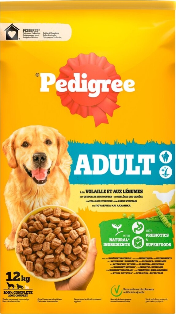 Adult Gevogelte en groenten 12kg