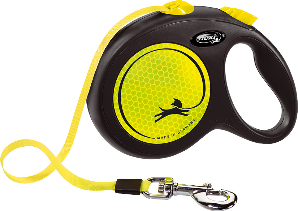Laisse New Neon Sangle Jaune L 5 m