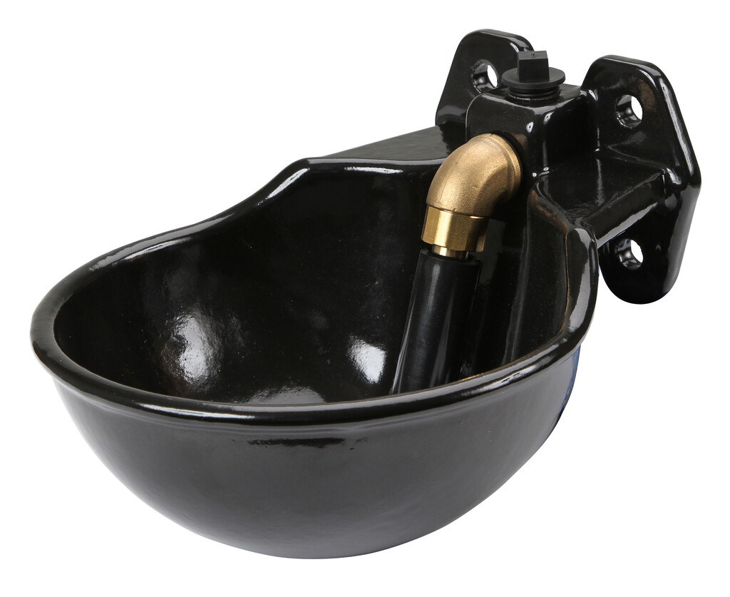 Abreuvoir émaillée, avec valve