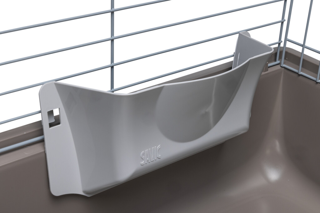 Konijnenkooi Nero4 Deluxe Zilver-Grijs 118x64x47