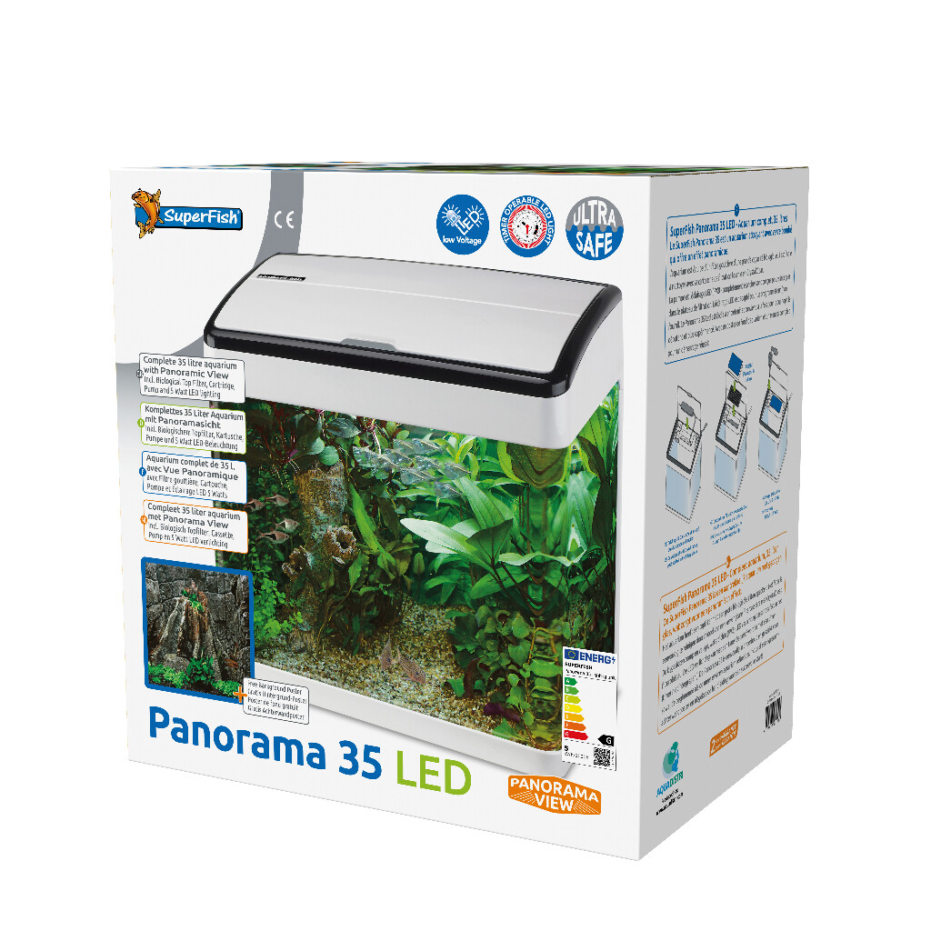 Panorama Aquarium 35 blanc