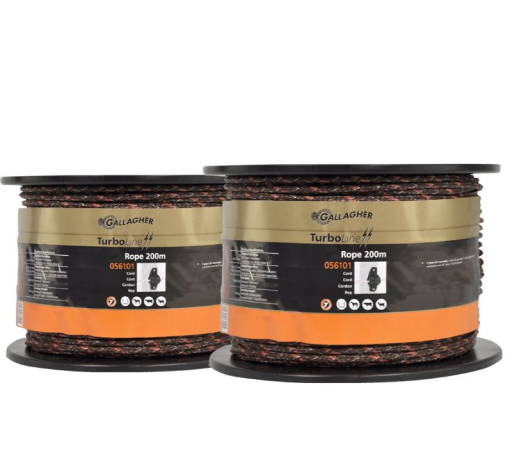 Paquet DUO Cordon TurboLine tressé terra 2x200m Paquet DUO Cordon TurboLine tressé terra 2x200m