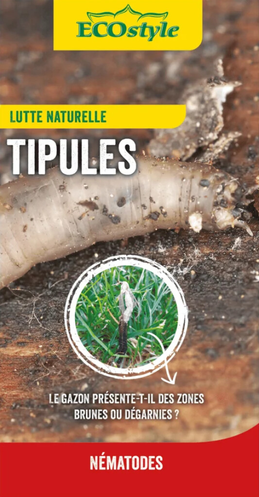 Nématodes contre les larves de tipules : 5 millions de nématodes/10 m²