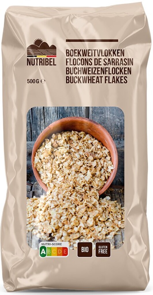 Boekweitvlokken bio & glutenvrij 500g