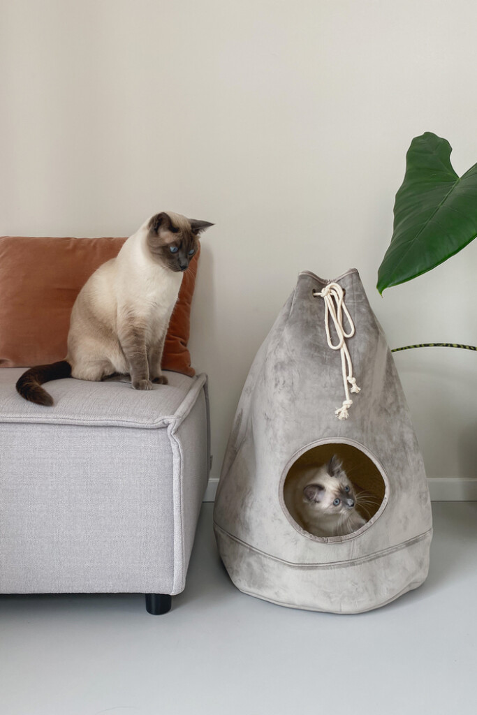 Kattenhuis Vilar grijs Kattenhuis Vilar grijs